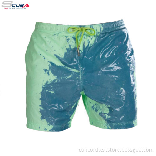 mens tie dyed shorts